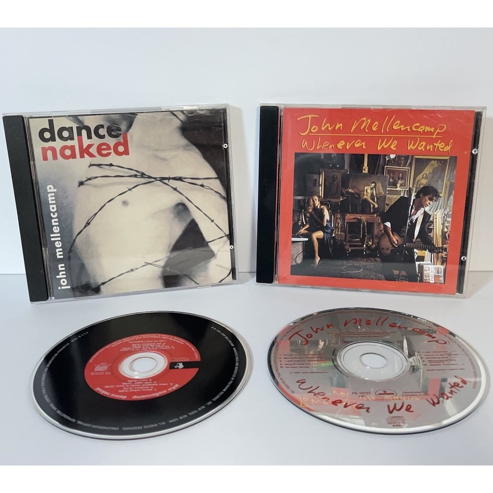 John‎ Mellencamp 2 CD Lot Whenever We Wanted & Dance Naked